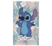 Disney Home Stitch Tropics Drap de Plage Enfant | 100% Coton | Oeko-TEX | 70x120cm | Imprimé Mixte | Multicolore