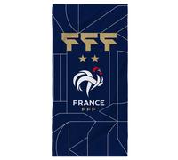 Nike Serviette de bain imprimée OMYDREAM FFF Construction 100% coton Oeko-TEX 75x150 cm Bleu marine