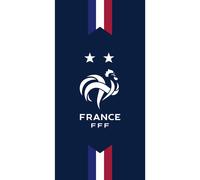 Serviette De Bain Et De Plage Imprimée 100% Coton, Fff Deux Étoiles Bleu 75X150