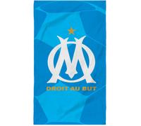 Serviette De Bain Et De Plage Imprimée 100% Coton, Om Harit Bleu 70X120
