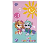 Serviette De Bain Et De Plage Imprimée 100% Coton, Pat Patrouille Soleil Bleu 70X120