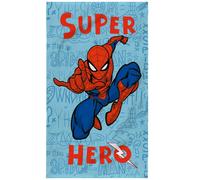 Serviette De Bain Et De Plage Imprimée 100% Coton, Spiderman Home Sketches Bleu/rouge 70X120