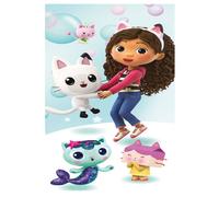 Serviette de bain - GABBY'S DOLLHOUSE - Gabby's Dollhouse - 100% coton - Multicolore - 140x70 cm