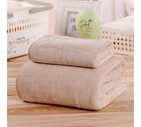 Serviette de bain grande taille Serviettes de bain maison salon de beauté pour adultes draps de lit de massage grandes serviettes spéciales absorbantes épaisses serviettes en sueur douce-camel extra