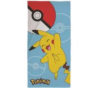 Serviette de bain microfibre Pokemon - Serviette douce & absorbante pour enfants 140x70 cm