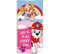 Serviette de bain Paw Patrol Work, Play Every day 70 x 140 cm - Baumwolle