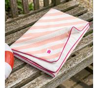 Serviette De Bain / Plage Double Gaze De Coton Imprimé Rose TU