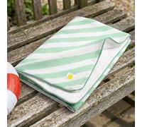 Serviette De Bain / Plage Double Gaze De Coton Imprimé Vert TU