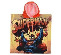 Serviette de bain poncho piscine d'eau de mer sauna Superman 50x100 100% polyester.