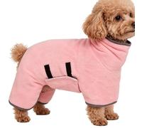 Serviette de bain pour chien - Peignoir en microfibre polaire - Serviette de lavage après la douche | Pour de petite et moyenne race, chiot, , maison, salle de bain, hôtel, piscine