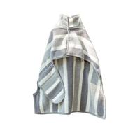 Serviette de bain pour chiens - Couverture de peignoir en microfibre absorbant à rayures pour animaux de compagnie, serviettes sèches rapides aux chiens après bain, nager ou se douche avec un design e