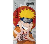 Serviette de bain pour enfants Naruto - Multicolore - 70x140 cm - 100% Polyester 240 gsm - Petite serviette de bain - Imprimé Boruto Uzumaki - Produit Original Fabriqué en Espagne
