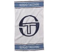 Serviette de bain - Sergio Tacchini - Blanc - 100% coton - 70x120cm - Élégance Chic