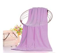 Serviette De Bain Serviette De Bain en Microfibre Extra Large, Super Absorbant, Séchage Rapide, Serviette Douce Écologique, Violet Clair, 120X200Cm