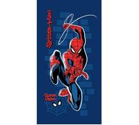 Serviette de Bain - SPIDERMAN - 70x140 cm - 100% Coton - Douce et Absorbante - Oeko-Tex