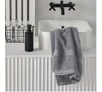 Serviette de bain - TODAY - ESSENTIAL - Coton - Gris - 50x90 cm