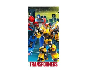 Serviette de Bain Transformers 100% Coton pour Salle de Bain, Sport, Plage, Vacances, Piscine pour Enfants, garçons en Taille 140 cm x 70 cm