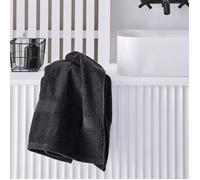 Serviette de bain uni ESSENTIAL - TODAY - Gris anthracite 50x90 cm