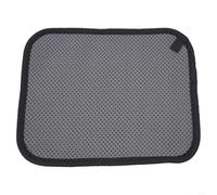 Serviette de bowling pour un entretien efficace, tapis en microfibre haute performance pour le polissage des boules de bowling, design portable (noir + gris)