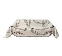 Serviette de Canapé Réversible, Serviette Canapé Haut de Gamme, Serviette Canapé Respirante Douce, Serviette Canapé Imperméable Anti-poussière, Adaptée Toutes Les Saisons ( Couleur : Zwart , Size : 18