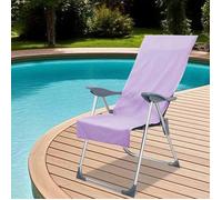 Serviette de chaise d'extérieur - VIDAXL - 42011511 - Violet - 60 x 130 cm - Sèche rapidement
