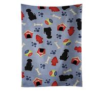 Serviette de cuisine Caroline's Treasures BB2670KTWL, collection niche pour chien, motif Labrador noir, 63,5 x 38,1 cm, multicolore