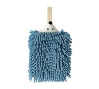 Serviette de cuisine - Serviettes chenille avec hérisson | Serviettes de séchage des mains décoratives bande dessinée à absorption rapide, serviette tissu épaissie suspendue