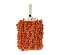 Serviette de cuisine - Serviettes chenille avec hérisson | Serviettes de séchage des mains décoratives bande dessinée à absorption rapide, serviette tissu épaissie suspendue