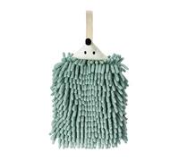 Serviette de cuisine - Serviettes chenille avec hérisson | Serviettes de séchage des mains décoratives bande dessinée à absorption rapide, serviette tissu épaissie suspendue