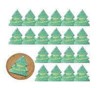 Serviette de dîner de Noël de dessin animé - Motif sapin de Noël pause déjeuner - Vistaprint branche de Noël - Motif famille - Papier à main - Serviette de Noël pour hôtels, restaurants, cuisine