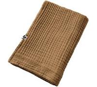 AltoBuy OUREA - Serviette de Douche 70x130cm Gaze de Coton Camel