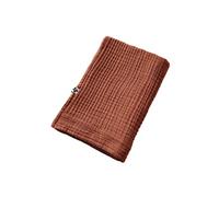 AltoBuy OUREA - Serviette de Douche 70x130cm Gaze de Coton Terracotta
