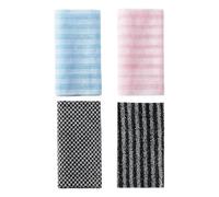Serviette de douche - Chiffon exfoliant double face, épurateur de bain doux et ergonomique | Accueil Salle de bain Spa Bien-être Soins quotidiens Hygiène Cadeau pour hommes Femmes Compagnon familial