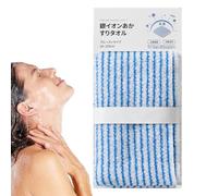 Serviette de douche en éponge, laveuse de dos pour douche | Serviette de bain 9,4 x 40,5 pouces - Serviette de bain réutilisable, serviette de douche pour frotter et laver