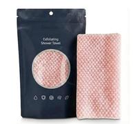 Serviette de douche exfoliante, Serviette exfoliante douche, Exfoliating shower towel, Exfolie en profondeur, Eficacement les impuretés, excès de sébum, Pour une peau plus propre, plus saine (A)