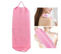 Serviette de douche pour le corps - Éponge de bain avec poignées pour exfolier le dos - Serviette exfoliante pour le lavage du corps | Pour jambes, bras, cou, nettoyage, bain, femmes,