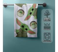 Serviette De Douche Star Wars Mandalorian Bébé Yoda 70 X 140 CM