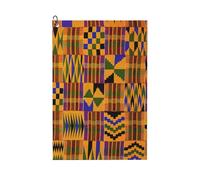 Serviette de golf à motif ethnique africain - Séchage rapide - Pratique - Pour la plage, le yoga, le sport - Outil de nettoyage fonctionnel