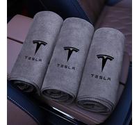 Serviette de lavage de voiture en microfibre de haute qualité, chiffon de séchage, serviette de nettoyage pour Tesla modèle 3 modèle Y modèle S X SpaceX Cybertruck Juguete