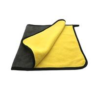 Serviette de nettoyage en microfibre, 1/2/6 pièces, chiffon séchage doux et épais, for le lavage la carrosserie voiture, chiffons Double couche, accessoires(30x60 6pc)
