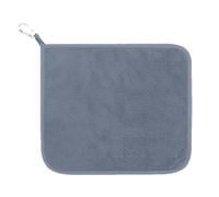 Serviette de pêche en microfibre épaisse, portable, double serviette absorbante, serviette antidérapante | Tissu de nettoyage pour appâts avec clip | Équipement de pêche en plein air pour bateaux