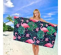 Serviette De Plage 3D Animal Flamant Rose 70 X 150 Cm Adulte Homme Enfant Garcon Ado Microfibre Serviette De Bain Couverture Serviette Tapis De Plage Camping Linge De Bain -6D0A/C7O