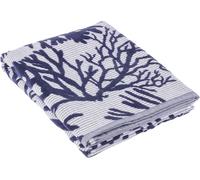 Serviette De Plage Avec Franges 100% Coton,Serviette De Mer Super Absorbante,Serviette De Plage À Séchage Rapide,90x160 Cm,Jacquard Bleu