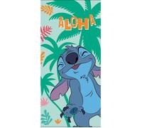 Serviette de plage - AYMAX - Lilo et Stitch - 70 x 140 cm - Séchage rapide - Enfant