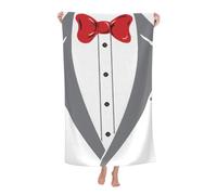 Serviette de plage, body smoking, serviette de plage en microfibre, couverture, format XXL tropical, très grande (XL), serviette de piscine à séchage rapide, anti-sable, pour femmes, filles et enfant