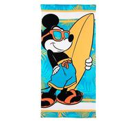 Serviette de plage - DISNEY MICKEY MOUSE - Mickey Mouse - Jaune - Grand format - Ultra-absorbante et douce