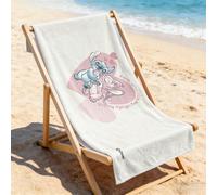 Serviette de plage Disney officiellement sous licence Stitch et Angel "Je t'aime", serviette en microfibre séchage rapide et anti-sable pour la piscine et la plage 80*160,90*180,75*150,50*100Cartoon,G
