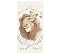 Serviette de plage - Disney Roi Lion - Simba - 70x140 cm - 100% coton - Enfant