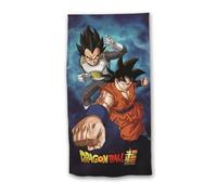 Aymax! Serviette de plage Dragon Ball S - Goku & Vegeta 100% coton 70x140 cm