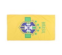 Serviette De Plage Drapeau National Surdimensionnée 55 X 28 Pouces Serviette De Bain En Coton Serviette De Voyage Légère à Séchage Rapide Super Doux Signe De L'équipe Nationale Cadeaux(Brésil)